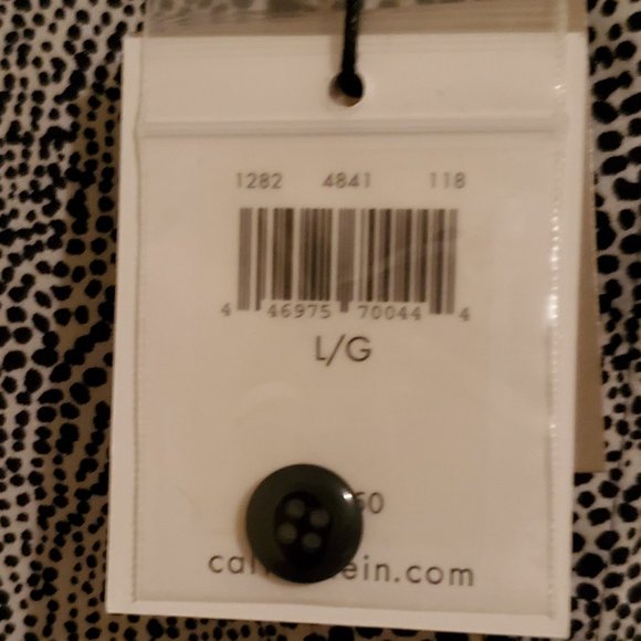 Calvin Klein Black & White Shirt Size L - Picture 5 of 12